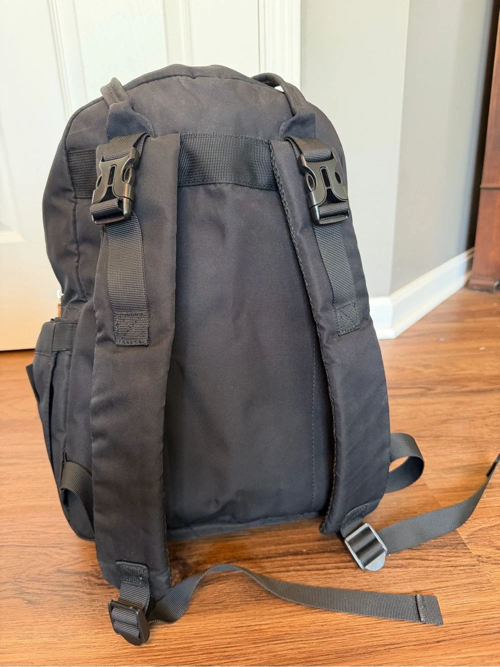 Babbleroo Black Baby Diaper Backpack Bag - Stylish Organizer